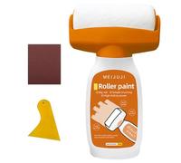 Brosse à rouleau de réparation murale - Mini rouleau à peinture, applicateur de pâte, grattoir compact | Ensemble de pinceaux de fixation anti-taches pour projet d'artisanat de restructuraz