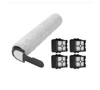 Brosse à rouleau, filtre HEPA, Compatible avec Proscenic F10 Ultra +, accessoire for aspirateurs secs et humides des pièces de rechange(1Rollers 4 Hepas)