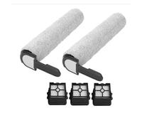 Brosse à rouleau, filtre HEPA, Compatible avec Proscenic F10 Ultra +, accessoire for aspirateurs secs et humides des pièces de rechange(2 Rollers 3 Hepas)