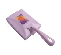 Brosse à rouleau portative pour nettoyage de tapis de table, ramasse-miettes et poussière, avec récipient de rangement, pour canapé, lit, nettoyage de la maison (violet)