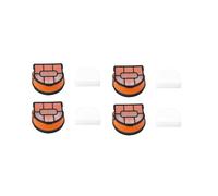 Brosse À Rouleau Principal De Remplacement For Aspirateur WD161/WD261/AW261, Mousse Filtrante Et Cadre, Compatible Avec Shark, Accessoire(4+4 FIlters)