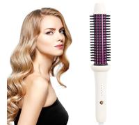Brosse à rouleaux pour cheveux - Brosse thermique ionique 28 mm avec revêtement en fer | Outil de coiffure pour lisser, boucler, styler, idéal pour voyage, maison, collège, dortoir et hôtel