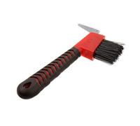Brosse à sabot portable avec poignée antidérapante en caoutchouc durable - 8,5 cm - Avec forme ergonomique - Pic en fer stable