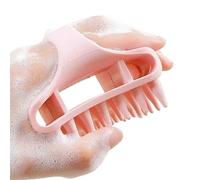 Brosse à Shampoing en Silicone,Idéale Pour Un Nettoyage Et Massage Relaxant Doux - Brosse Massante Portable Shampooing Silicone Humide et Sec Types de Cheveux Voyage Douche