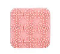 Brosse à shampoing NSXAYIWE, brosse universelle en silicone pour massage du corps, gommage du cuir chevelu, élimination des pellicules antidérapante, relaxation du stress de la (Pink)
