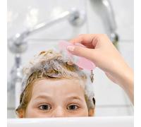Brosse À Shampoing Pour Bébé - Épurateur En Silicone Souple, Peigne À Cheveux Doux, Outil De Retrait Des Croûtes De Lait, Brosses De Massage Du Cuir Chevelu Pour Nourrissons, Aide Bain Ventouse,