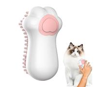 Brosse à shampoing pour chien - Brosse de bain pour chien - Brosse de toilettage en silicone - Brosse de massage - Peigne de bain avec distributeur - Accessoire de nettoyage pour chiots et chatons