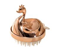 Brosse À Shampoing Pour Massage Du Cuir Chevelu - Brosse Ergonomique Pour Nettoyer Les Cheveux, | Brosse À Cheveux Au Design Élégant En Forme De Cygne Avec Poils Doux En Silicone, Exfoliant Amovible