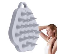 Brosse à shampoing pour masseur de cuir chevelu,Brosse à shampoing,Brosse à cuir chevelu en silicone souple pour la croissance des cheveux - Épurateur de tête pour laver les cheveux, exfoliant du cuir