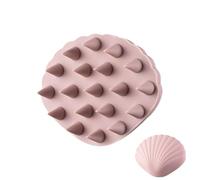 Brosse à shampooing - Brosse de massage du cuir chevelu, peigne à cheveux en forme de coquillage | Brosse de massage confortable en silicone pour cuir chevelu, étanche, double utilisation électrique