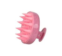 Brosse à shampooing en silicone, masseur pour cuir chevelu et corps pour bain et douche(Pink 1)