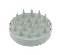Brosse à shampooing humide et sec - Brosse à récurer pour le corps - Lavage des cheveux - Bain douche en silicone - Massage du cuir chevelu
