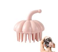 Brosse à shampooing - Masseur en cuir chevelu avec poils flexibles, laveuse portable, peigne à laver en silicone souple, nettoyant pour cheveux secs et humides, outil