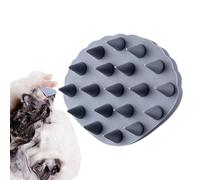 Brosse à shampooing - Masseur en silicone pour cuir chevelu - Peigne de massage, brosse à récurer pour cuir chevelu, en forme de coquille, outils de soins capillaires confortables pour la croissance