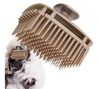 Brosse à shampooing pour cheveux - Brosse carrée pour cuir chevelu | Masseur de cuir chevelu à poils doux, brosse à récurer en silicone doux, masseur de tête pour cheveux humides et secs, poils