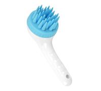 Brosse à shampooing pour chien | Brosse à shampooing pour chien | Masseur exfoliant pour cuir chevelu chiot - Long manche presse shampooing brosse et gommage pour chiens et chats qui nourrissent