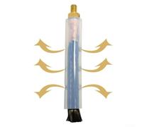 Brosse à souder à tête en cuivre pour le nettoyage des joints de soudure, filetage de 6/8/10 mm avec manchon en silicone pour soudures MIG TIG sur acier inoxydable (6 mm)