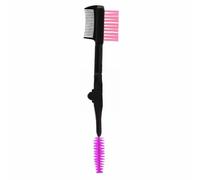 Brosse à sourcils, 1 peigne à cils, peigne à double extrémité, brosse à cils, brosse à sourcils double face, séparateur de cils, outil de maquillage, pour modifier les sourcils et les cils (violet)