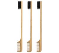 Brosse à Sourcils Double Tête en Bambou pour Maquillage