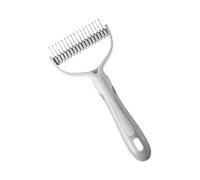 Brosse à sous-poil pour chien - Brosse à épiler - Portable - Brosse à poils de chien - Brosse de toilettage compacte pour animaux de compagnie