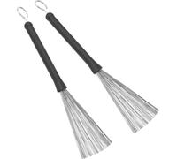 Brosse à tambour,Brosse à tambour en caoutchouc,Brosse à tambour rétractable,Brosse à tambour en acier inoxydable,Brosse à tambour pour le jazz,Accessoires de percussion