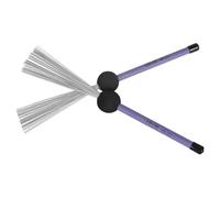 Brosse à Tambour en Fil D’acier Télescopique 1 Paire pour Percussion