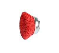 Brosse à tasse Abrasive en Filament de Nylon de 75mm, brosse de perceuse électrique de 3 pouces, poignée de 1/4 de pouce utilisée for enlever la rouille/Corrosion/peinture