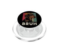 Brosse à Teckel rétro pour Chien Wiener Doxie Lover PopSockets PopGrip pour MagSafe