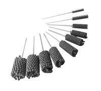 Brosse à tête sphérique en carbure de silicium, Brosse à bille d'affûtage cylindrique, grain en carbure de silicium 80-400, polissage abrasif 4-110mm(L260xdia90mm)