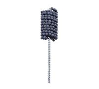 Brosse à tête sphérique en carbure de silicium Brosse de polissage à tête sphérique, affûtage for l'ébavurage du trou intérieur de la vanne, huile de cylindre, tube rond(Diameter 40mm)
