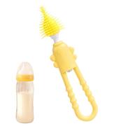 Brosse À Tétine - Goupillon Biberon Silicone - Goupillon Bébé en Silicone - Goupillon Biberon Et Tétine - Brosse Biberon Bébé avec Poils Extra-Souples | pour Toutes Les Tailles De Biberons