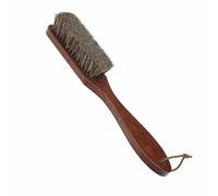 Brosse à Upholstery Soft 100% Poils de Cheval Naturels avec Manche en Bois, Brosse en poils naturels pour nettoyer Feutre/Chapeau de cowboy/Chaussures/Vêtements/Canapés et Meubles en tissu/Chapeau/Lit