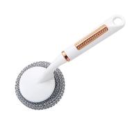 Brosse à ustensiles de cuisine en fil d'acier inoxydable, Brosse à vaisselle en acier inoxydable | Brosse à ustensiles de cuisine en acier inoxydable - Lave-vaisselle mental pour balai extérieur