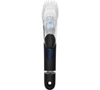 OXO Good Grips 1067529 Nouvelle Brosse à Manche Distributeur de Savon Noir/Transparent/Blanc