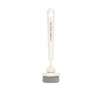 Brosse à vaisselle géante - Brosse à vaisselle distributrice de savon, poils à récurer | Poignée ergonomique longue rotative pour éviers, ustensiles de cuisine, casseroles, poêle, bouteille, pot, mais