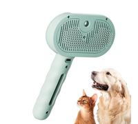 Brosse à vapeur de toilettage pour animaux de compagnie - 150 g, peigne d'épilation durable, libération de brume de réservoir d'eau | Poignée ergonomique de dents en acier inoxydable pour la perte, po