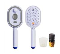 Brosse à vapeur électrique pour cheveux, peigne de massage électrique rechargeable, peigne démêlant antistatique pour réduire les frisottis, lisser et nourrir