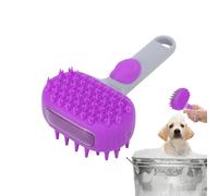 Brosse à vapeur pour animaux de compagnie | Bouillon à vapeur pour chien pour cheveux longs et courts | Pâte de massage double face, les outils de déshydratation profonds anti-nœuds, soins