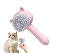 Brosse à vapeur pour animaux de compagnie - brosse de massage pour chat domestique, peigne pour animaux de compagnie | Abri rechargeable slicer avec poignée confortable, outil d'épilation p