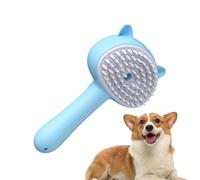 Brosse à vapeur pour animaux de compagnie - brosse de massage pour chat domestique, peigne pour animaux de compagnie | Abri rechargeable slicer avec poignée confortable, outil d'épilation p