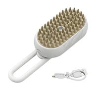 Brosse à vapeur pour animaux de compagnie | Masseur de chiot à charge USB - Masseur à vapeur silencieux et doux pour lapin, chaton, chiot, douche, voyage, extérieur et intérieur
