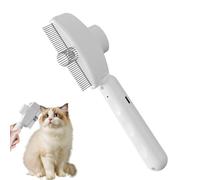 Brosse À Vapeur Pour Animaux De Compagnie - Peigne À Perte De Chats, Réservoir D'eau Rechargeable | Outil De Toilettage Avec Bouton De Libération, Attachement Léger Pour Le Nettoyage Intérieur, Voyage