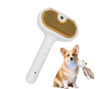 Brosse À Vapeur Pour Animaux Domestiques | Brosse Démêlante USB Rechargeable,Peigne Portable Auto-Nettoyant De Toilettage Démêlant Pour Douche Bain Extérieur Voyage Soin Chaton Lapin