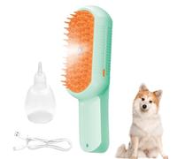 Brosse à vapeur pour chat, animal de compagnie, brosse à vapeur pour chien, brosse à vapeur, outil de massage pour animaux de compagnie de petite taille et de taille moyenne, chaton, chiot