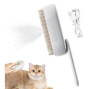 Brosse à Vapeur pour Chat - Brosse à Vapeur de Nettoyage Automatique 3 en 1 - Peigne de Massage Spray pour Chat | Peigne Multifonctionnel pour Épilation d'Animaux de Compagnie pour Chat et Chien