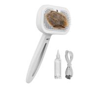 Brosse à Vapeur pour Chat - Brosse Démêlante pour Chiens | de Toilettage Multifonction Auto-Nettoyant Anti-Peluche pour Éliminer les Poils Mort