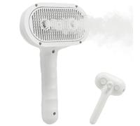 Brosse à vapeur pour chat - Peigne d'épilation antistatique rechargeable | Brosse de toilettage pour chien en spray | Pour petits animaux lapin chien confort des animaux de compagnie