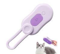 Brosse à vapeur pour chat - Peigne pour chat - Poignée rotative multifonction - Accessoire pour écailles de chien - Accessoire de toilettage pour animaux de compagnie longs et courts