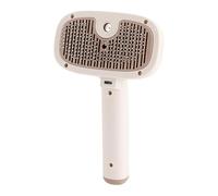 Brosse à vapeur pour chat pour la perte de poils - Brosse à vapeur pour chat pour massage, poignée ergonomique, brosse à poils pour chiot pour éviter que les chats ne s'envolent et gardent les poils