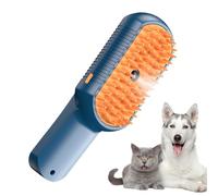 Brosse à vapeur pour chats, brosse à vapeur douce pour la chute des poils de chat | Outil multifonction pour toilettage d'animaux de compagnie élimine les nœuds et massages